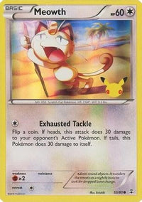 Meowth (20th Anniversary) (53/83)  - Miscellaneous Cards & Products Holofoil