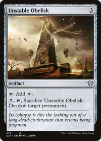 Unstable Obelisk [Commander 2021]