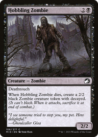 Hobbling Zombie [Innistrad: Midnight Hunt]