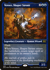 Venser, Shaper Savant (Foil Etched) (2X2-435) - Double Masters 2022 Foil