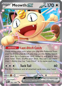 Meowth ex (62/088) - ME03 Perfect Order Holofoil