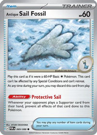 Antique Sail Fossil (69) - ME03 Perfect Order Reverse Holofoil