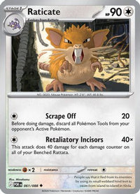 Raticate (61/088)  - ME03 Perfect Order Reverse Holofoil