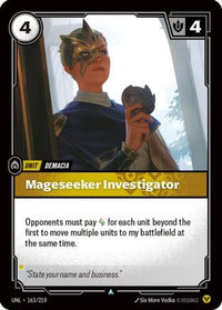 Mageseeker Investigator (163/219) - Unleashed Foil