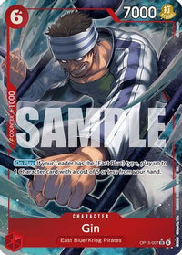 Gin (Alternate Art) (OP15-007) - Adventure on Kami's Island Foil