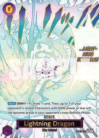 Lightning Dragon (Alternate Art) (OP15-077) - Adventure on Kami's Island Foil