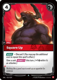 Square Up (017/219) - Unleashed Foil
