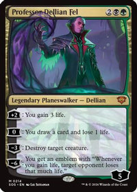 Professor Dellian Fel (SOS-214) - Secrets of Strixhaven Foil