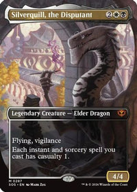 Silverquill, the Disputant (Borderless) (SOS-287) - Secrets of Strixhaven Foil