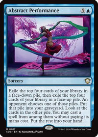 Abstract Performance (SOC-017) - Commander: Secrets of Strixhaven