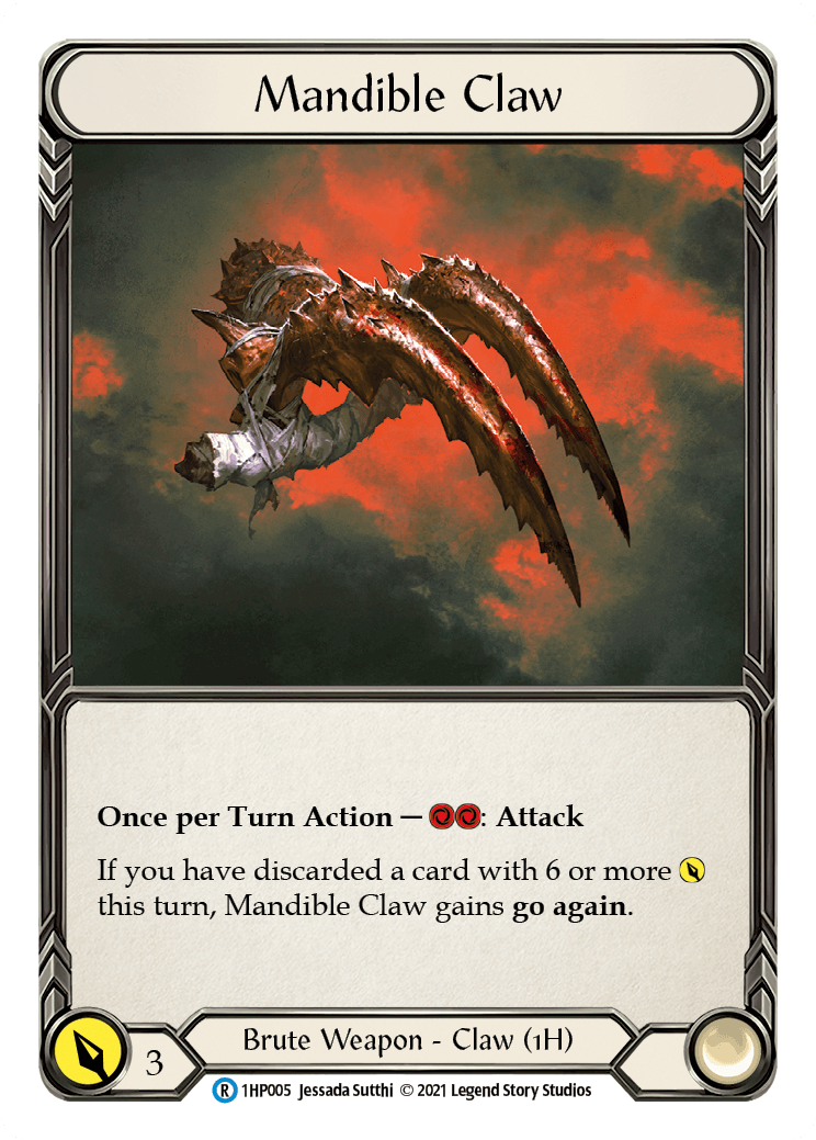 Mandible Claw (Right) [1HP005] (History Pack 1) - POKÉ JEUX