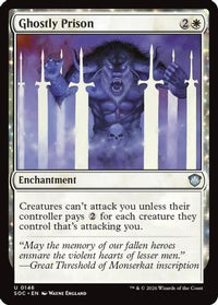 Ghostly Prison (SOC-146) - Commander: Secrets of Strixhaven