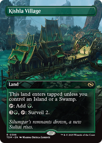 Kishla Village (Borderless) (TDM-396) - Tarkir: Dragonstorm Foil