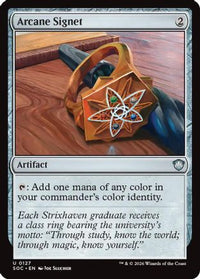 Arcane Signet (SOC-127) - Commander: Secrets of Strixhaven