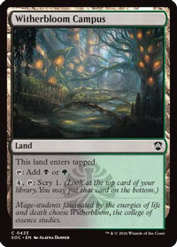 Witherbloom Campus (SOC-423) - Commander: Secrets of Strixhaven