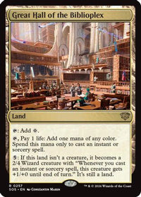 Great Hall of the Biblioplex (SOS-257) - Secrets of Strixhaven