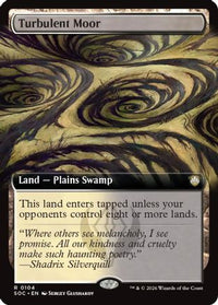 Turbulent Moor (Extended Art) (SOC-104) - Commander: Secrets of Strixhaven