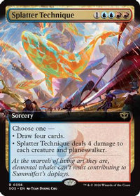 Splatter Technique (Extended Art) (SOS-356) - Secrets of Strixhaven