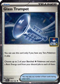 Glass Trumpet (Gym Stamp Asia Exclusive) (135) - Miscellaneous Cards & Products Holofoil