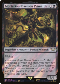 Mortarion, Daemon Primarch (Surge Foil) [Warhammer 40,000]