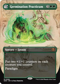 Germination Practicum (Borderless) (SOS-296) - Secrets of Strixhaven Foil