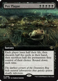 Pox Plague (Extended Art) (SOS-328) - Secrets of Strixhaven