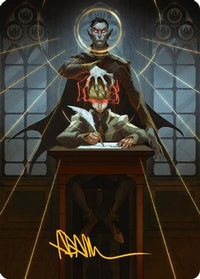 Vampiric Tutor Art Card (Gold-Stamped Signature) (ASSOS-045) - Art Series: Secrets of Strixhaven