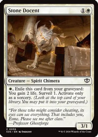 Stone Docent (SOS-036) - Secrets of Strixhaven Foil