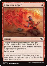 Ancestral Anger (SOS-106) - Secrets of Strixhaven