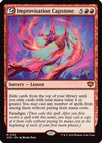 Improvisation Capstone (PPSOS-120) - Promo Pack: Secrets of Strixhaven
