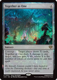 Together as One (PPSOS-004) - Promo Pack: Secrets of Strixhaven Foil