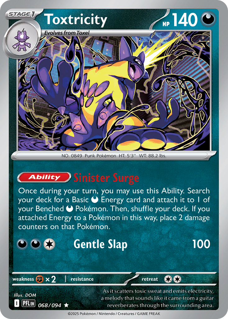Toxtricity (68/094) - ME02 Phantasmal Flames Holofoil