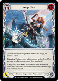 Snap Shot (Blue) [U-ELE043] (Tales of Aria Unlimited) Unlimited Rainbow Foil - POKÉ JEUX