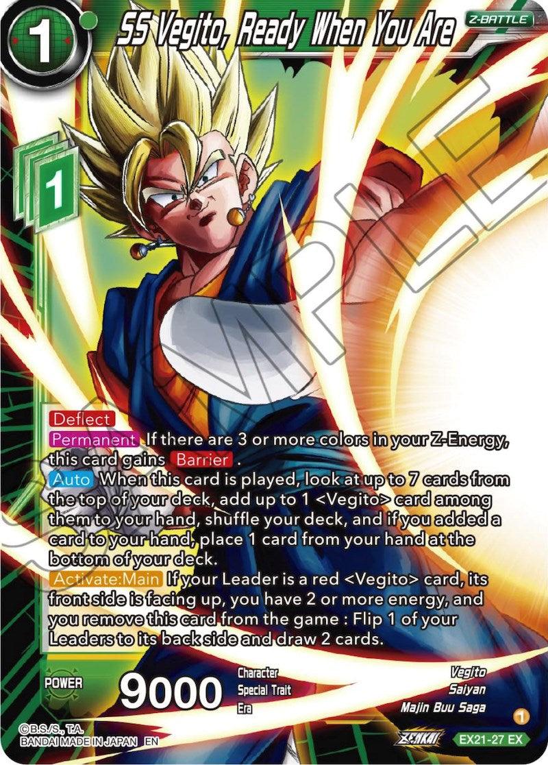 SS Vegito, Ready When You Are (EX21-27) [5th Anniversary Set] - POKÉ JEUX