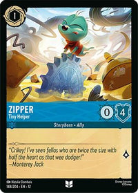 Zipper - Tiny Helper (148/204) - Wilds Unknown Cold Foil
