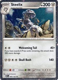 Steelix (Cosmos Holo) (93/132)  - Miscellaneous Cards & Products Holofoil