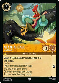 Alan-a-Dale - Loyal Bard (7/204) - Wilds Unknown Cold Foil