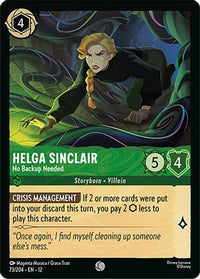 Helga Sinclair - No Backup Needed (73/204) - Wilds Unknown