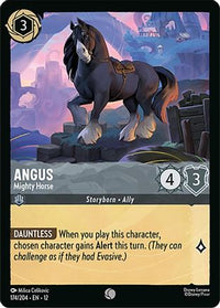 Angus - Mighty Horse (174/204) - Wilds Unknown Cold Foil