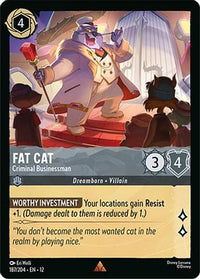 Fat Cat - Criminal Businessman (187/204) - Wilds Unknown Cold Foil