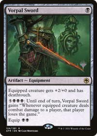 Vorpal Sword (Promo Pack) [Dungeons & Dragons: Adventures in the Forgotten Realms Promos]