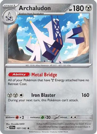 Archaludon (Non-Holo) (107/142)  - Deck Exclusives