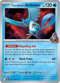 Team Rocket's Articuno (Non-Holo) (51/182) - Deck Exclusives