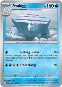 Avalugg (24) - ME04 Chaos Rising Reverse Holofoil