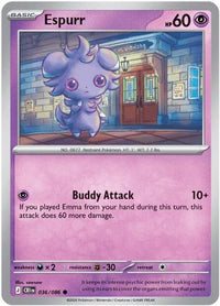 Espurr (36) - ME04 Chaos Rising Reverse Holofoil