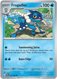 Frogadier (21/086)  - ME04 Chaos Rising Reverse Holofoil