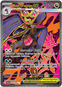 Mega Dragalge ex (104/086)  - ME04 Chaos Rising Holofoil