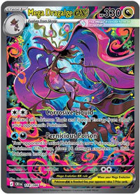 Mega Dragalge ex (118/086)  - ME04 Chaos Rising Holofoil