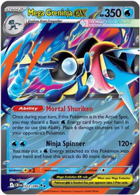 Mega Greninja ex (22/086)  - ME04 Chaos Rising Holofoil