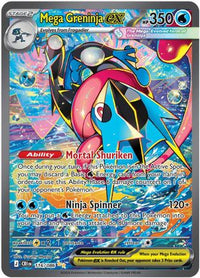Mega Greninja ex (116/086)  - ME04 Chaos Rising Holofoil